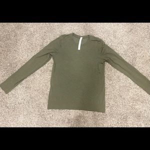 Lulu lemon olive green long sleeve size 6